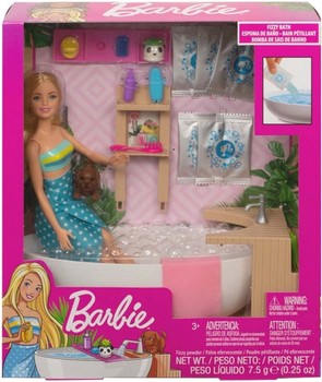 Лялька з аксесуарами Мattel Barbie Розслабляючий набір для ванни 29 см (0887961814231)