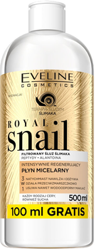 Płyn micelarny Eveline Royal Snail intensywnie regenerujący 3 w 1 500 ml (5901761988321)