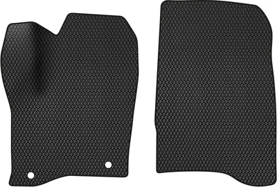 EVA коврики EVAtech в салон авто передние Ford Taurus 2016+ 7 поколения Sedan USA 2 шт Black (FD1452AD2FC2RBB)