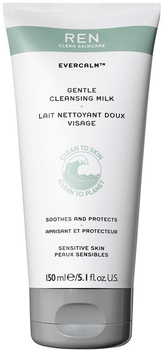 Ніжне очищувальне молочко для обличчя Ren Clean Skincare Evercalm 150 мл (5056264703428)