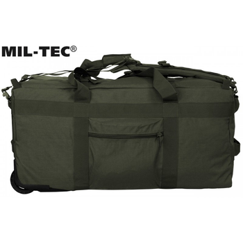Сумка валіза та рюкзак на коліщатках Mil-Tec 110 л Olive 13854001