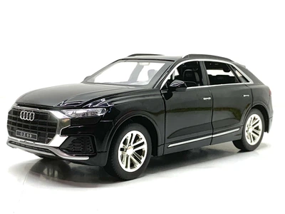 Машина Автосвит Audi Q8 инерционная масштаб 1:24 открываются двери капот багажник 20см Черная (AP-1844)