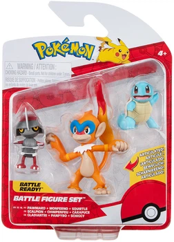 Набор игровых фигурок Pokemon W18 Поньярд, Сквиртл, Монферно (PKW3058)