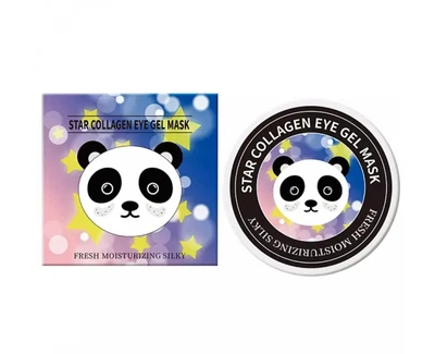 Гидрогелевые патчи под глаза Sersanlove Star Dazzle Color Crystal Eye Mask с блестками и звездочками 90г/60шт