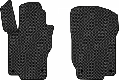 EVA коврики EVAtech в салон авто передние для Mercedes-Benz ML-Class (W164) 2005-2011 2 поколения SUV USA 2 шт Black (MB11723A2MS4RBB)
