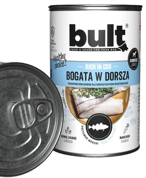 Mokra karma dla psów Bult Bogata w dorsza 400 g (5903802472233)