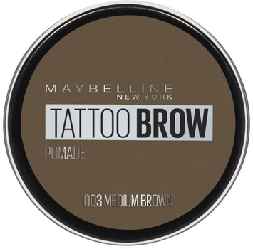 Помада для брів Maybelline Tattoo Brow Pomade 003 Medium Brown 3.5 мл (3600531516734)