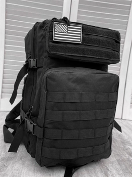 Тактичний штурмовий рюкзак black USA 45 LUX ml847