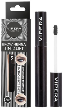 Хна для брів Vipera Henna TINT&LIFT однокомпонентна Темно-коричнева 5 мл (5903587902321)