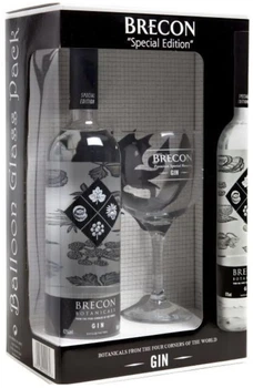 Джин Brecon Special Edition у подарунковій упаковці + 1 келих 0.7 л 43% (5011594000272)