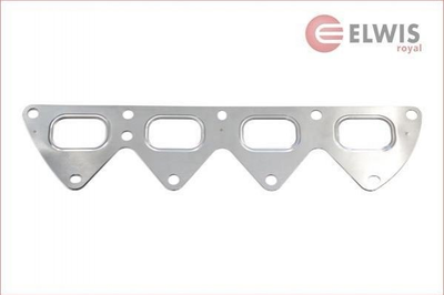 Прокладка выпускного коллектора Elwis Royal 0346845 Renault Scenic, Laguna, Sandero, Fluence, Megane, Kangoo, Grand Scenic, Duster, Clio, Logan, Twingo; Dacia Logan, Duster; Nissan Kubistar 8200365915, 7700107181