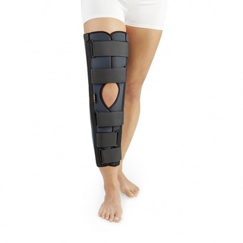 Тутор для іммобілізації колінного суглоба Orliman IR-5100 чорний розмір універсальний