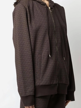 Bluza damska rozpinana streetwear oversize Michael Kors MU150BK38G-201 M Brązowa (194900593103)