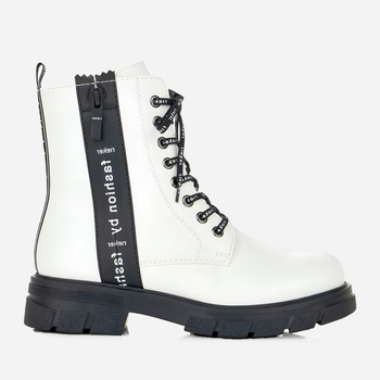 Жіночі зимові черевики високі RIEKER Z9111-80 38 Молочні (4060596604828)