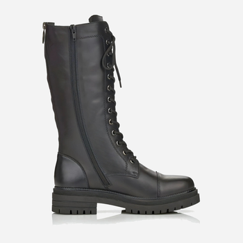 Жіночі зимові черевики високі RIEKER Y3132-01 38 Чорні (4060596124388)