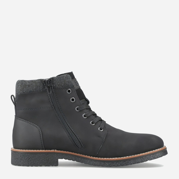 Чоловічі зимові черевики високі RIEKER 33640-01 44 Чорні (4059954072621)