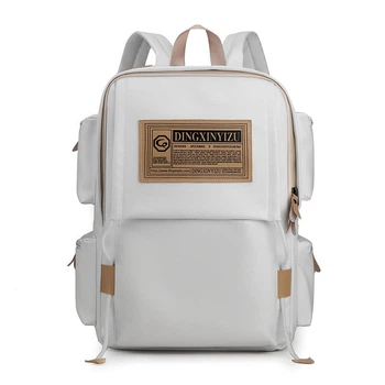 Рюкзак кожаный Dezger Londoner 27 л White