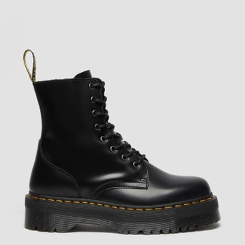 Чоловічі черевики високі Dr. Martens Jadon Smooth Leather Platform Boots 43 Чорні (883985578951)