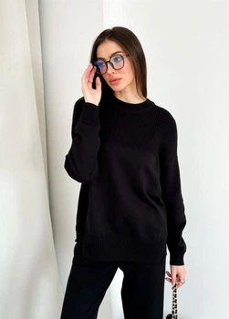 Джемпер в'язаний Katrin Чорний L/XL