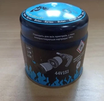 Балон газовий 1-разовий VIROK пробивний. 190g/330ml.