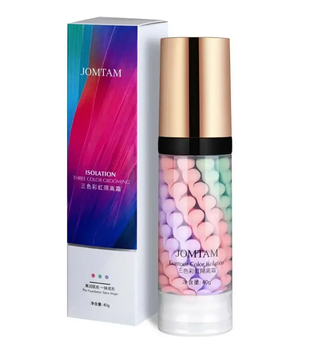 Основа під макіяж Jomtam 3в1 Tree-color Grooming Isolation триколірна 40 г (6941349345121)