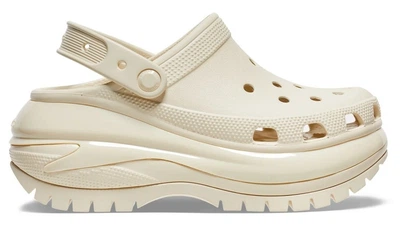 Жіночі крокси Crocs Mega Crush Clog Bone M7W9 39-40 25.5 см 207988