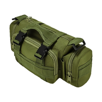 Тактическая сумка Tactical 5L khaki поясная/ плечевая/ армейская/ нагрудная