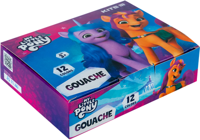Гуаш Kite Little Pony 12 кольорів 20 мл (LP23-063)