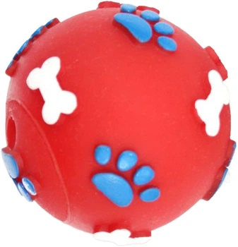 Іграшка для собак Pet Nova М'яч із гравіюванням 6 см Червона (VIN-BALL-S)