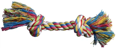 Іграшка для собак Pet Nova Канат два вузли 17 см (ROPE-2KNOT-17CM)