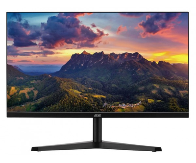 Монітор 21.5" 2E A2222B, Black, WLED, VA, 1920x1080 (16:9), 5 мс, 75 Гц, 220 кд/м², 3000:1, 178°/178°, VGA/HDMI, VESA 75x75 мм, зовнішній БЖ (2E-A2222B-01.UA)