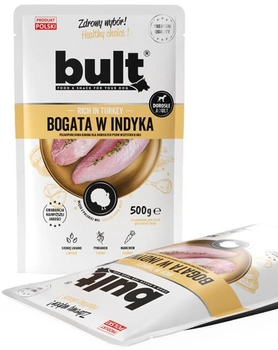 Mokra karma dla psów Bult Bogata w indyka 500 g (5903802472240)