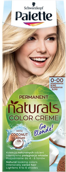 Фарба для волосся Palette Permanent Naturals Color Creme Go Blonde Освітлюючий 100/ 0-00 Скандинавський блонд (3838824171166)