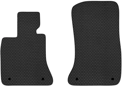 EVA коврики EVAtech в салон авто передние для BMW 7 Series (F02) RWD Long 2008-2015 5 поколения Sedan EU 2 шт Black (BM13080AB2BW4RBB)
