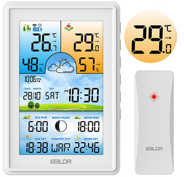 Станция погодная BERDSEN BD-906 White (390601)