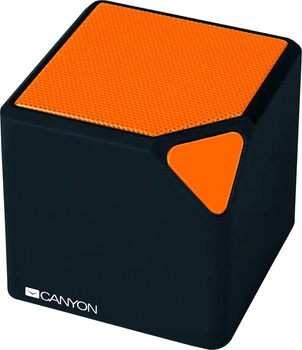 Głośnik przenośny Canyon Portable Bluetooth Speaker Black/Orange (6479356)