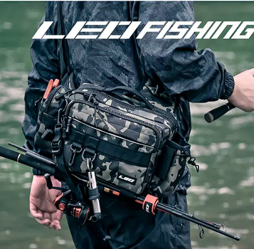 Поясная Сумка спиннингиста Leo с 2 ременями (сумка Leo-22)