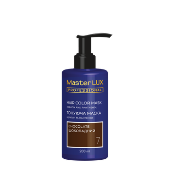Маска тонуюча для волосся Master LUX professional Шоколадний 200 мл