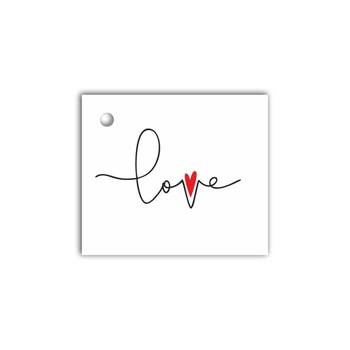 Открытка к подарку "Love" (пульс)