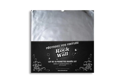 Зовнішні конверти для вінілових платівок RockOnWall 10 X Pvc 12 Inch - 140 Micron