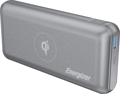 Powerbank Energizer QE2007PQ Qi Wireless Type-C PD 20000 mAh Silver (QE2007PQ/GY)