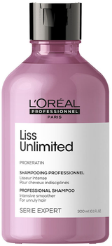 Szampon L'Oreal Professionnel Serie Expert Liss Unlimited Shampoo intensywnie wygładzający włosy niezdyscyplinowane 300 ml (3474636974405)