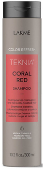 Szampon Lakme Teknia Ultra Red Shampoo Refresh odświeżający kolor do włosów rudych i mahoniowych 300 ml (8429421442329)