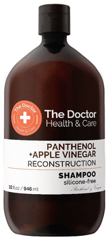 Szampon The Doctor Health & Care do włosów rekonstruujący Ocet Jabłkowy & Pantenol 946 ml (8588006041729)