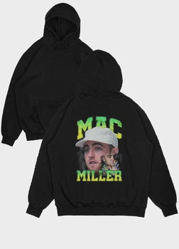 Чоловіче худі MODNO з принтом Hip-Hop/Mac Miller M Чорний (HD004-7-BL-004-1-024)