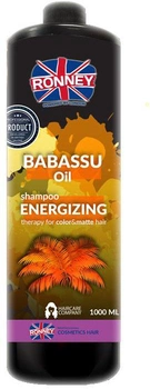 Шампунь Ronney Babassu Oil Professional Shampoo Energizing заряджає енергією для фарбованого волосся 1000 мл (5060589154704)