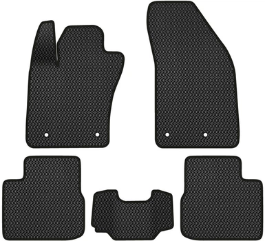 EVA коврики EVAtech в салон авто для Fiat Tipo (356) 2015+ 2 поколения Htb EU 5 шт Black (FT43353CV5FC4RBB)