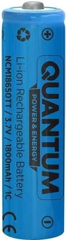 Аккумулятор Quantum Li-ion NCM18650 1800mAh 1C с клеммным выступом
