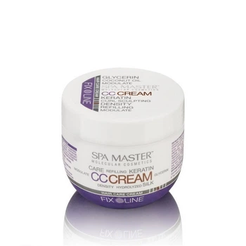 Крем для волосся ущільнювальний з кератином середньої фіксації Spa Master Professional Hair Care Cream with Keratin SM 126 100 мл