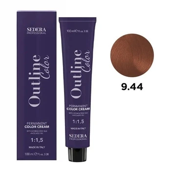 Крем-краска для волос SEDERA OUTLINE COLOR SEDERA Professional 9.44 светлый медный блондин интенсивный 100 мл